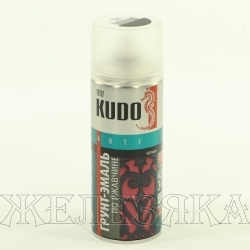 Грунт-эмаль по ржавчине KUDO черная 520мл аэрозоль