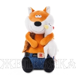 Игрушка мягкая Лис и Курица 24см