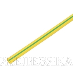 Кембрик термический D=10,0/D=5,0 желто-зеленый L=1м REXANT