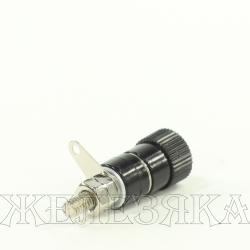 Клемма контактная BLACK 4мм BP-0237B