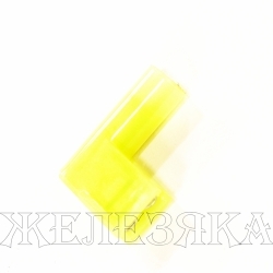 Клемма мама 6.6мм боковая желтая под провод S4.0-6.0мм