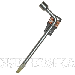 Ключ баллонный Г-образный 21 мм L=450 мм с лопаткой АВТОДЕЛО