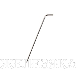 Ключ шестигранный 02.5 мм L=110 мм Г-образный экстрадлинный с шаром ROCKFORCE