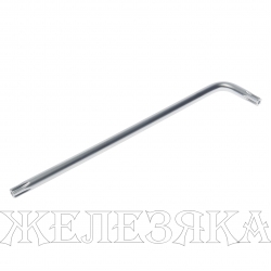 Ключ TORX ER-76645: Г-образный экстра длинный T45  ЭВРИКА /1/10/20/320