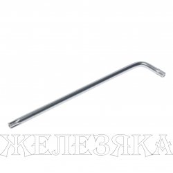 Ключ TORX ER-76650: Г-образный экстра длинный T50  ЭВРИКА /1/8/16/224
