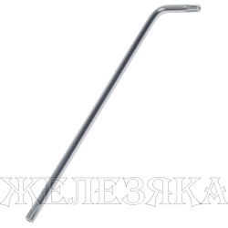 Ключ TORX T20H Г-образный с отверстием экстрадлинный ЭВРИКА