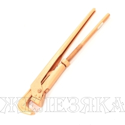 Ключ трубный рычажный 1 1/2" №2 L=440 мм искробезопасный НИЗ