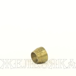 Кольцо обжимное трубки медной D-8мм полукольцо BRAKETUBE