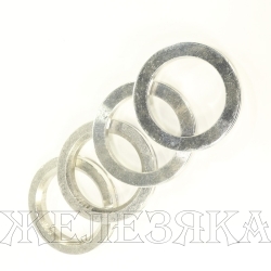Кольцо установочное диска колесного D75x54,1 4шт к-т алюминий