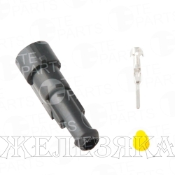 Колодка соед.1pin ответн.часть 7810017 TE PARTS