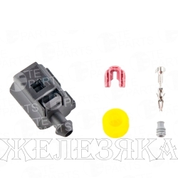 Колодка соед.1pin TE PARTS