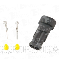 Колодка соед.2pin ответн.часть 7810133 TE PARTS