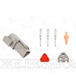 Колодка соед.3pin ответн.часть 7802132 TE PARTS