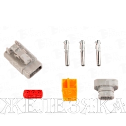 Колодка соед.3pin ответн.часть 7804438 TE PARTS