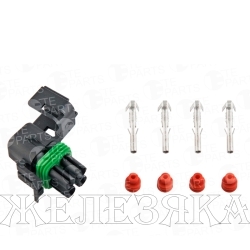 Колодка соед.4pin TE PARTS