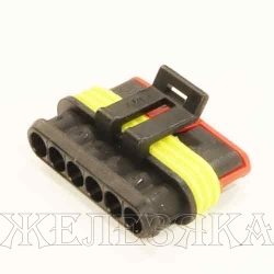 Колодка соед.6pin 1.5мм DJ7061-1.5-21AB