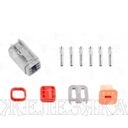 Колодка соед.6pin ответн.часть 7802163 TE PARTS