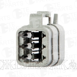 Колодка соед.6pin ответн.часть TE PARTS