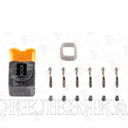 Колодка соед.6pin TE PARTS