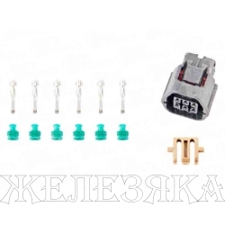 Колодка соед.6pin TE PARTS