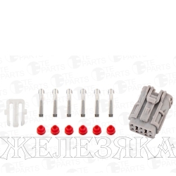 Колодка соед.6pin TE PARTS