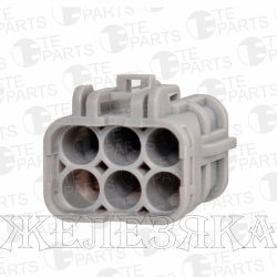 Колодка соед.6pin TE PARTS