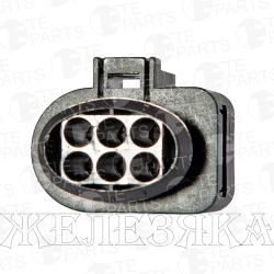 Колодка соед.6pin TE PARTS