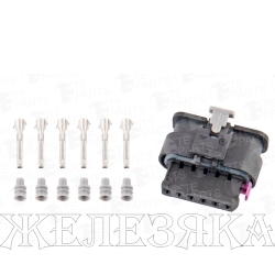 Колодка соед.6pin TE PARTS