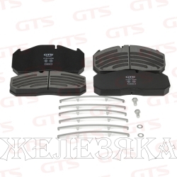 Колодки тормозные MAN, RVI 250x118x28,Meritor D3/D-Elsa 1 GTS Spare Parts