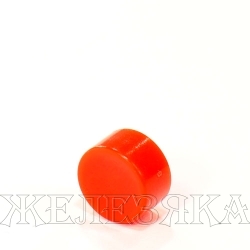 Колпачок кнопки 9.7х4.3/3.4мм круглый пластик красный