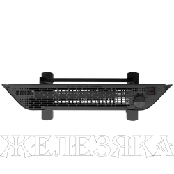 Конвектор электрический XCE-1000B, 230 В, 1000 Вт, черный, сушилка, колеса, Х-элемент// Denzel