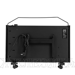 Конвектор электрический XCE-1500B, 230 В, 1500 Вт, черный, сушилка, колеса, Х-элемент// Denzel