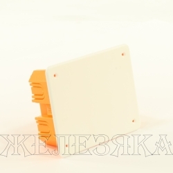 Коробка распаячная 120x92x45мм IP20 оранж. с крышкой TDM