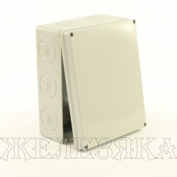Коробка распаячная 240х195х90мм,крышка,IP55,кабельные ввода d28-3 шт.,d37-2 шт.,TDM
