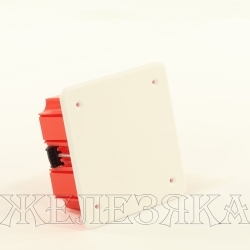 Коробка распаячная 92х92х45мм,крышка,пл. лапки,IP20,TDM