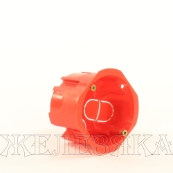 Коробка распаячная D65x45мм IP20 оранжевая TDM