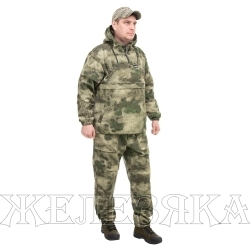 Костюм летний противоэнцефалитный СТОП-КЛЕЩ Т/С, цв.мох р.60-62/182 (T-KS-SТ-М1124-60-62) Helios