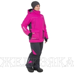 Костюм зимний MIRA 15/15 К, фуксия/серый, Шелтер до -40С, р.S (T-M-S-44-164-F) NISUS