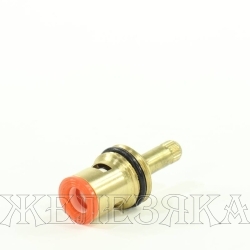 Кран-букса 1/2" керамическая шток 8х24мм 24 шлица 90° MASTERPROF