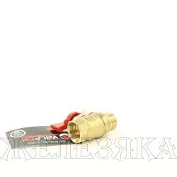 Кран шаровый M1/2"-F1/2" латунь, ручка-бабочка VALFEX