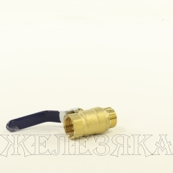 Кран шаровый M3/4"-F3/4" латунь, ручка-рычаг ZOX