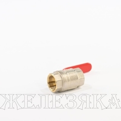 Кран шаровый M3/4"-M3/4" никелированная латунь, ручка-рычаг MASTERPROF