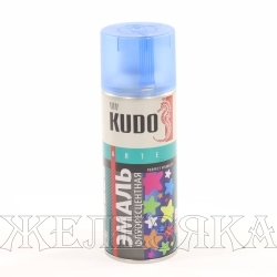 Краска флуоресцентная KUDO голубая 520мл аэрозоль