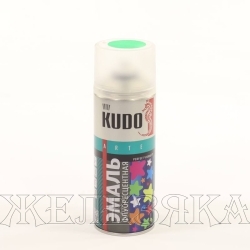 Краска флуоресцентная KUDO зеленая 520мл аэрозоль