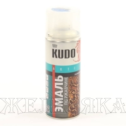 Краска по ржавчине KUDO серебристо-голубая 520мл аэрозоль