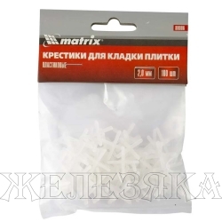 Крестики, 2,0 мм, для кладки плитки, 100 шт.// Matrix