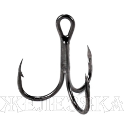 Крючок рыболовный тройной KOI SLENDER ROUND №14 10шт