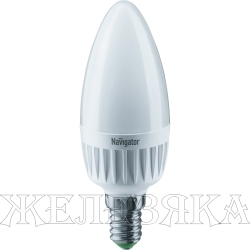 Лампа 220V NAVIGATOR 7W E14 светодиодная 2700K