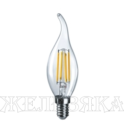 Лампа 220V ОНЛАЙТ 10W E14 светодиодная филаментная 4000K