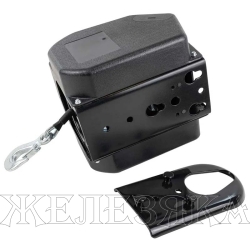 Лебедка RF-TRC9202 электрическая автомобильная 12В, 300W, 900кг (крепление за "фаркоп", стальной трос-10м)  ROCKFORCE /1